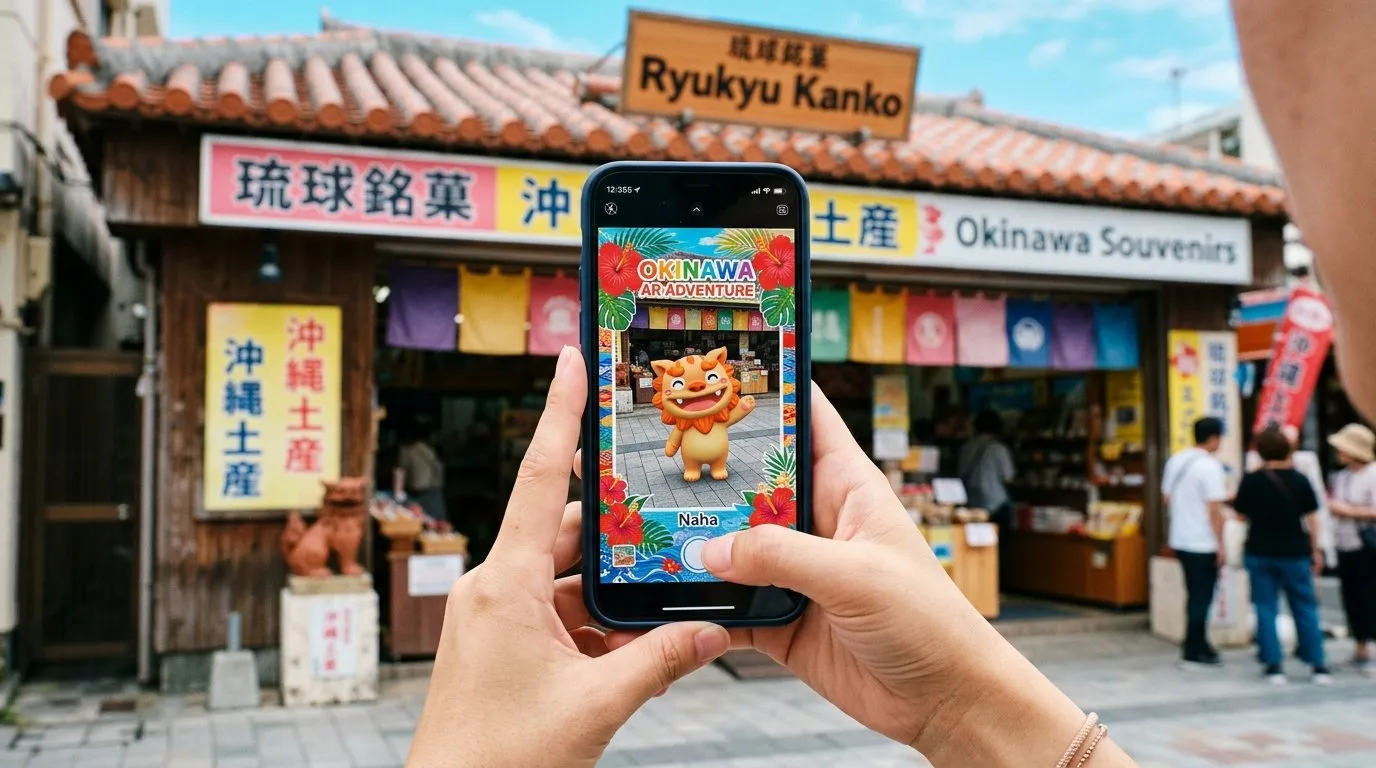 スマホでお店のAR体験