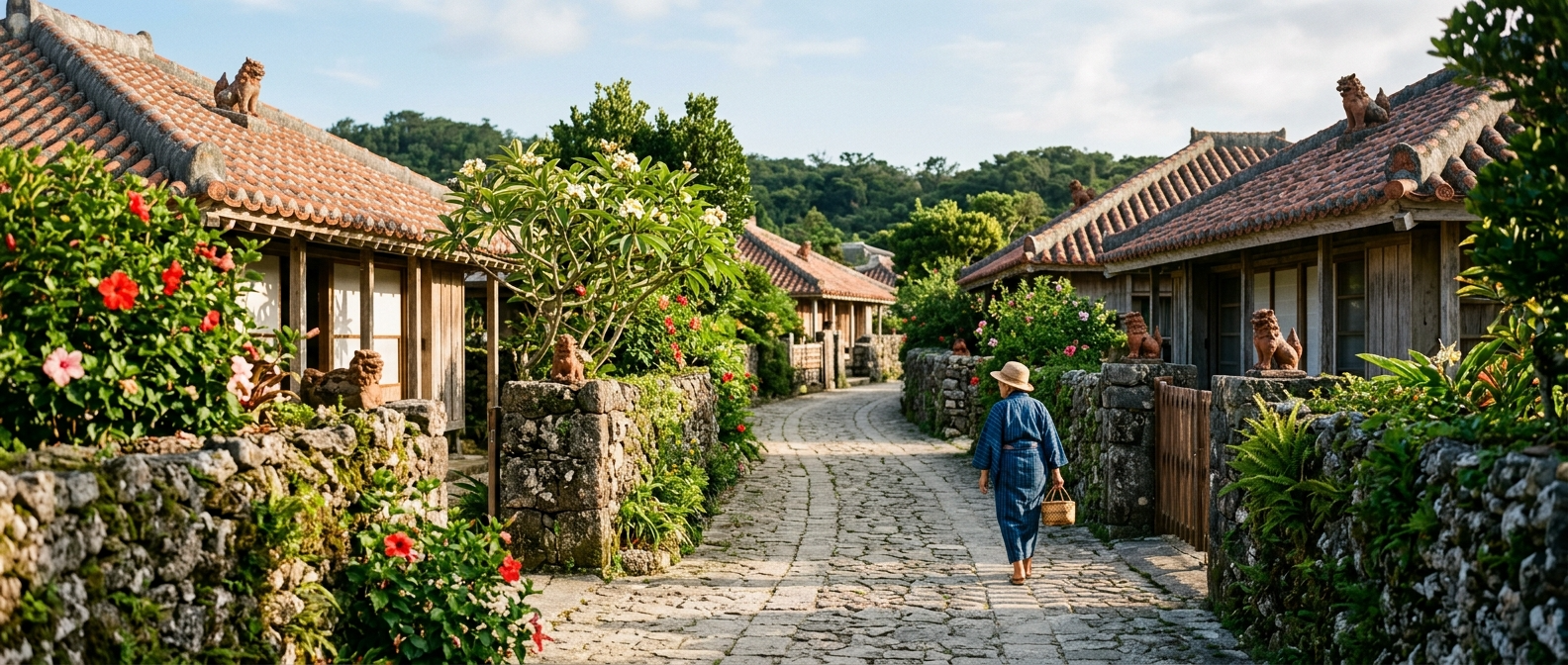沖縄の伝統的な集落