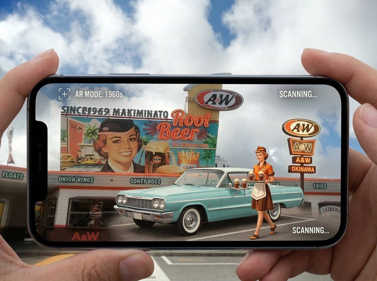 A&W 1960sドライブインAR体験