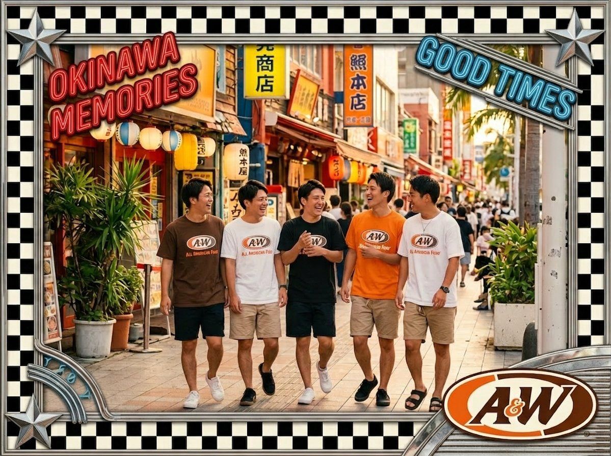 A&W アメリカンダイナーフレーム -- 国際通り