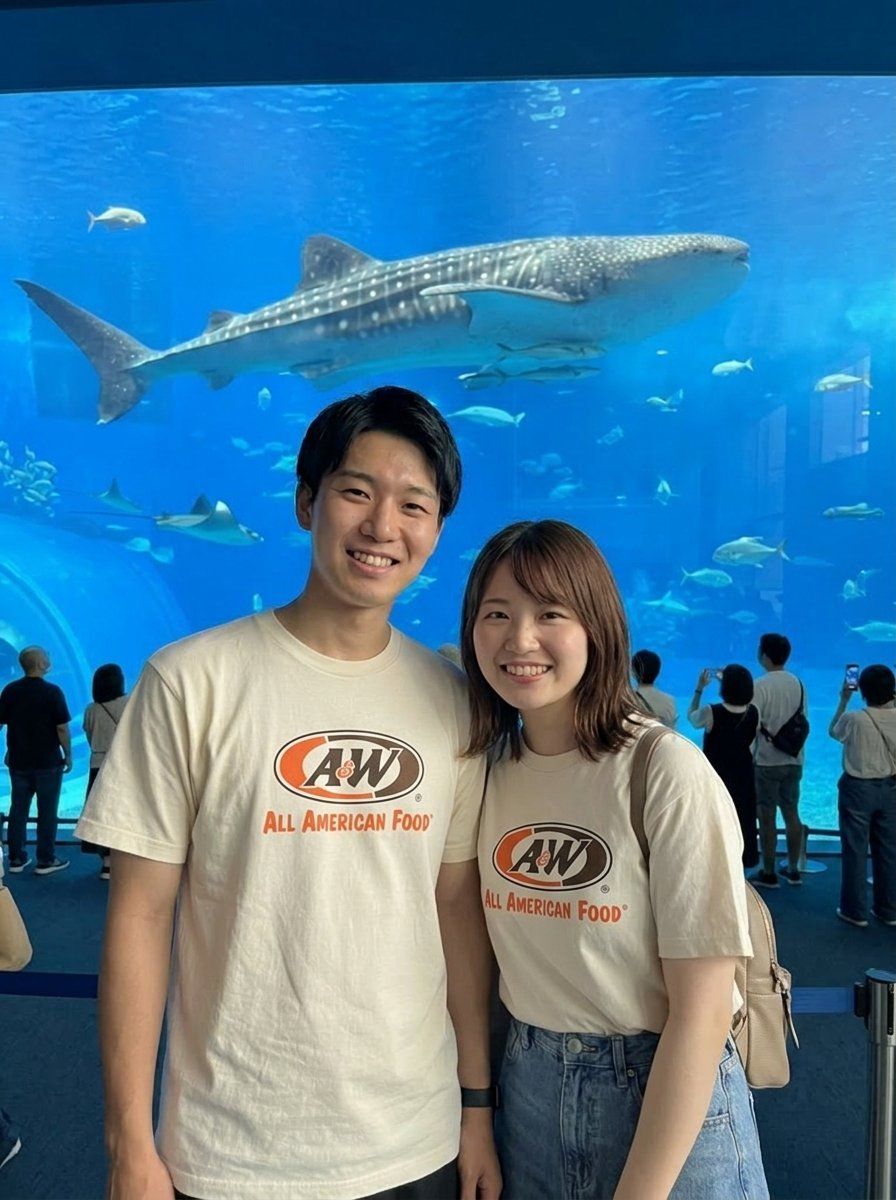 A&W Rooty Tee 着せ替え -- 美ら海水族館