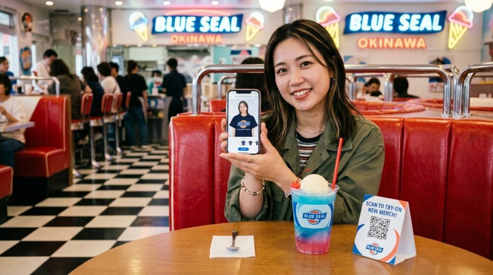 店内テーブルQR