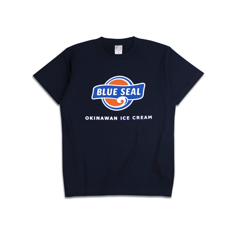 BLUE SEAL ロゴ Tシャツ ネイビー