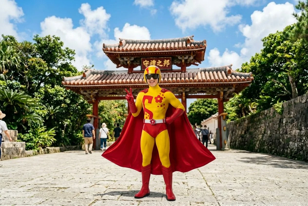 変身後 — スッパイマンコスチューム